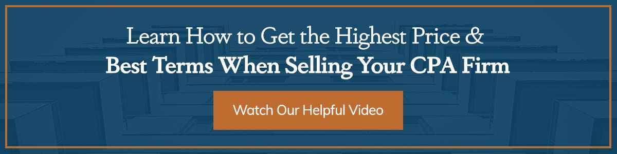 Get highest price when selling your cpa firm video
